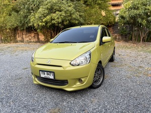 รถบ้าน รถมือสอง Mitsubishi Mirage 1.2 รุ่น GLX เกียร์ Auto ปี 2013 โดย หญิงรถบ้าน รถมือสองขอนแก่น ราคาถูก ผ่อนสบาย